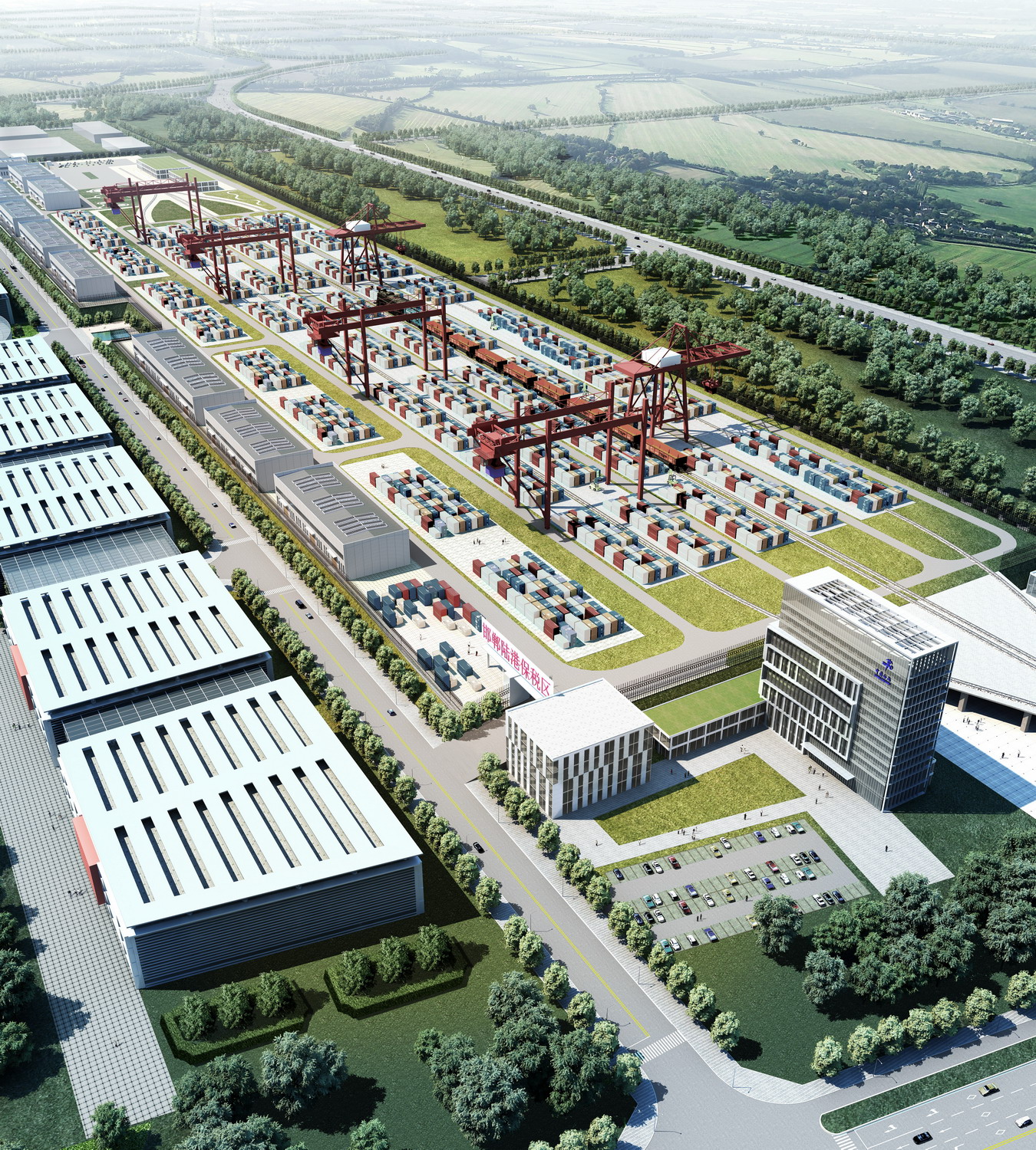申通快递全区最大的智慧电商物流园在和林格尔新区开工建设